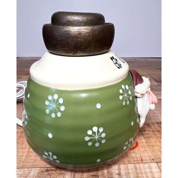 Santa Claus Ceramic Lamp With Electric Plug-In & Handle - Picture 4 of 5